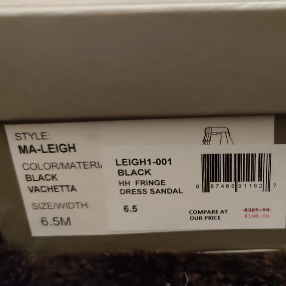 BCBGMAXAZRIA Leigh Fringe Dress Sandal Sz 6.5 - Picture 5 of 15